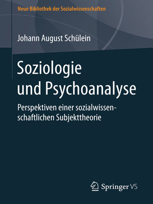 cover image of Soziologie und Psychoanalyse